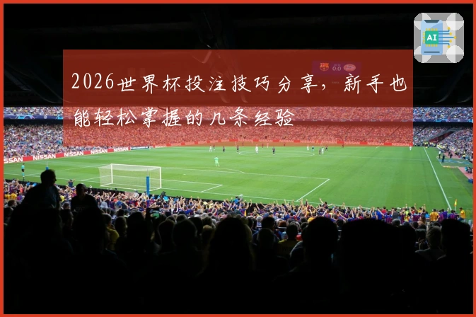 2026世界杯投注技巧分享，新手也能轻松掌握的几条经验